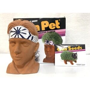 The Karate Kid Chia Pet Daniel  Decorative Pottery Planter - New-SHIPS N 24 HRS